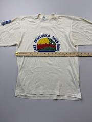 Vintage Cal Cru Shirt Mens Medium Long Sleeve Lake Junaluska Road Race Tee USA