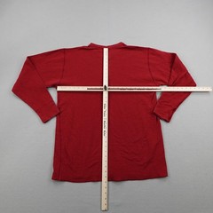 Vintage LL Bean Shirt Mens XL Tall Red River Driver Wool Blend Thermal Henley