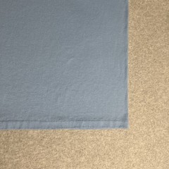 Vintage 60’s/70’s Plain Baby Blue 50/50 Cotton Poly Blend T-Shirt XL Blank