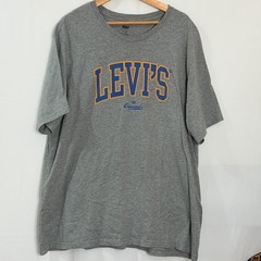 Levi’s The Original Logo T-Shirt XL Gray Short Sleeve Crew Neck Relaxed Fit 0100