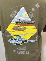 UNITED STATES MARINE CORPS Twentynine Palms Shirt Green T-Shirt Men Size Large