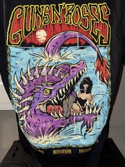 Official Guns N Roses 10/24/23 Salt Lake City Event Shirt Size Extra Large New