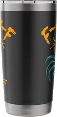 20 oz Stainless Steel Insulated Tumbler Chicken Meme Quote Hot & Cold Drink