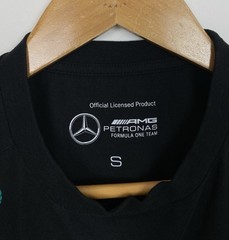 🏎️ Mercedes-Benz AMG Petronas Formula One Team T-shirt Black Racing Sport Top