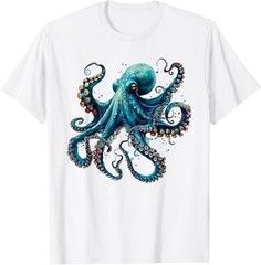 Cool blue octopus T-Shirt