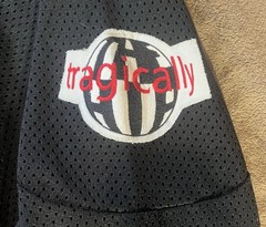 TRAGICALLY HIP Trouble Henhouse hockey jersey Rare Rush Zep Beatles Young Mint