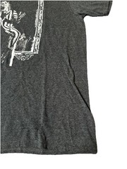 Beetlejuice T-Shirt – Men’s Size Large Short-Sleeve Grey Cotton