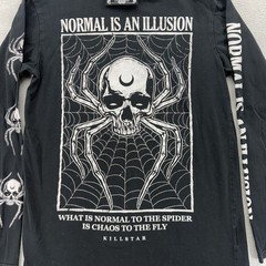 Killstar Normal Is An Illusion Long Sleeve T-shirt Men’s Sz XS