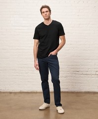 NWOT-Pact-Men’s Organic SoftSpun Essential V-Neck Tee-Black- Size (LARGE)