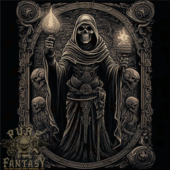 Gothic Grim Reaper Goth Heavy Metal Skull 4 Mens T-Shirt 100% Cotton