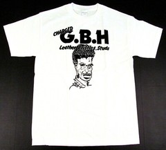 CHARGED GBH T-shirt G.B.H. Studs Punk Rock Tee Adult S,M,L,XL White New