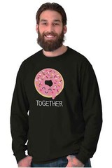 Relationship Cute Couples Adorable Gift Long Sleeve Tshirt for Men or Women