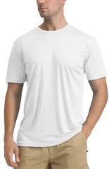 UPF50+ Men’s UV Shirts Skin Protection Summer Short Sleeve Water Sport Casual T