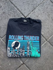 Vintage 1991 Rolling Thunder POW-MIA New York City T-Shirt Screen Stars Best