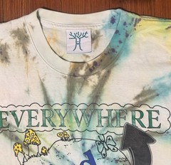 Online Ceramics Tie Dye Find Heaven Everywhere Frog T Shirt XXL OOP Authentic
