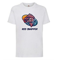 Fishing Red Snapper Trout Fish Humour Novelty T Shirt Various Colours And Sizes