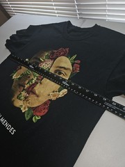 Shawn Mendes Self Titled LP Art Medium Mens Black Graphic Logo Short Sleeve Tee