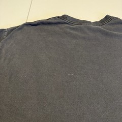 Vintage Y2K 90s AAA Faded Black Blank Long Sleeve Shirt Mens XL Grunge Skate Tee