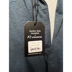 Anderson Ord Butter T Long Sleeve Shirt Navy Heather Mens XL Performance