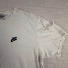 Nike Vintage Embroidered Swoosh T-Shirt White Size Large