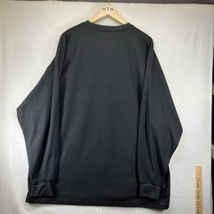Mens Thermal Shirt 5XL Long Sleeve Black Breathable Vertical Sport EUC