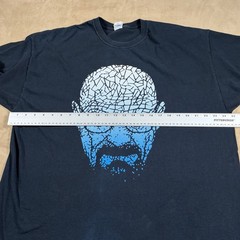 Breaking Bad Heisenberg Size 2XL Xxl Black Graphic Tee T-Shirt Y2K Faded