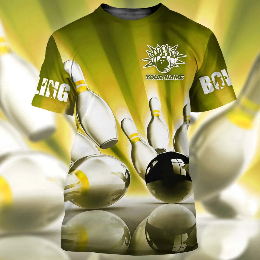 Custom Bowling Shirt Men, 3D All Over Print Bowling Shirt For Women, Gift For Bo