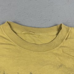 American Wildlife Grey Wolf Shirt Mens Extra Large Yellow Long Sleeve Graphic
