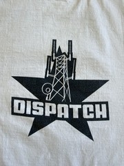 Vtg Y2K Dispatch Tour T Shirt Men’s Large Band Indie Bomber Records 2002