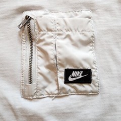 Vintage Nike Black Tag Front Pocket w/ Zipper Shirt Size Mens XL Gray