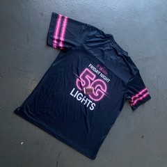T-Mobile Men’s Black Friday Night 5G Lights Graphic Logo Jersey.