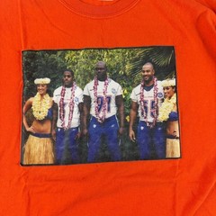 VTG Chicago Bears T Shirt XL Orange Lance Briggs Harris Vasher Pro Bowl 2006