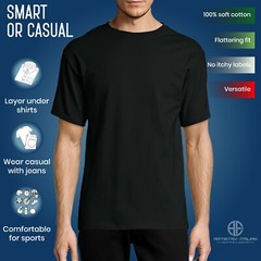 Mens Cotton Italia Print T-Shirt Ultra Soft Short Sleeve Casual Holiday Summer T