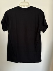 Men’s Medium t-shirt 38/40 black Hybrid “Savage” printed machine wash
