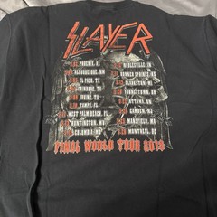 Slayer 2019 The Final Campaign Tour Shirts Lot Of 2 XXL