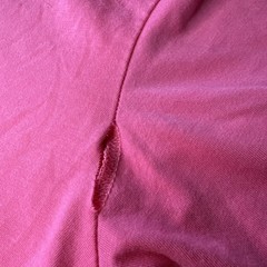 Buc-ees Bucee’s is My Happy Place Double Side PINK T-Shirt Medium FLAW *READ*