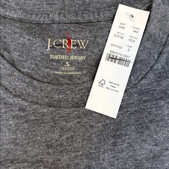 J Crew Sueded cotton T-shirt Small Grey