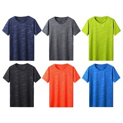 Men’s Quick Drying T-Shirt Summer Sportwear Short Sleeve Tops Running Jogger Tee