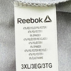 Reebok Men’s Short Sleeve Classic Light Grey Graphic Logo T-Shirt Size 3XL NWT