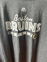 Boston Bruins, long sleeve majestic, branded, extra large evolution tee Hockey