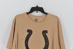 Men’s ’47 Indianapolis Colts T-Shirt in Dusted Khaki Size XXL