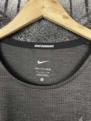 Nike Dri-Fit ADV Techknit Ultra Running Sport Grey T-Shirt Men’s Size XL