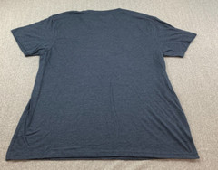Crazy Dog Fishing T-shirt Men L Gray Blue Can’t Work Today, My Arm is in a Cast
