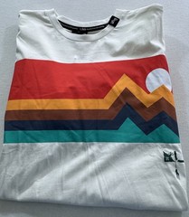 LRG T-Shirt Mens Medium Short Sleeve Graphic Front White Cotton New