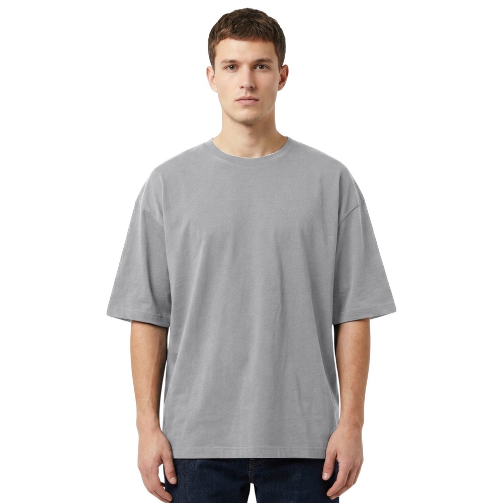 Plain Oversized T-Shirt | Men’s 100% Organic Cotton Loose Fit Hip Hop Casual Tee