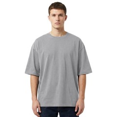Plain Oversized T-Shirt | Men’s 100% Organic Cotton Loose Fit Hip Hop Casual Tee