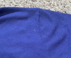 Vintage Fruit Of The Loom Turtle Neck Shirt Women XL Blue Longsleeve 1997 USA