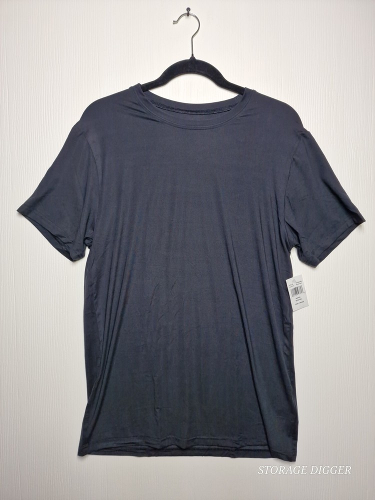32 Degrees Cool Mens Shirt Size Medium Sleep Tee Black Short Sleeve New