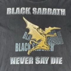 Vintage 90s Black Sabbath Shirt Men’s Large Black The Roxx Never Say Die Ozzy