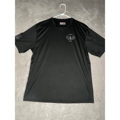 A4 Mens Black 2-44 ADA REGIMENT STRIKE FEAR AIR ASSAULT TShirt Large